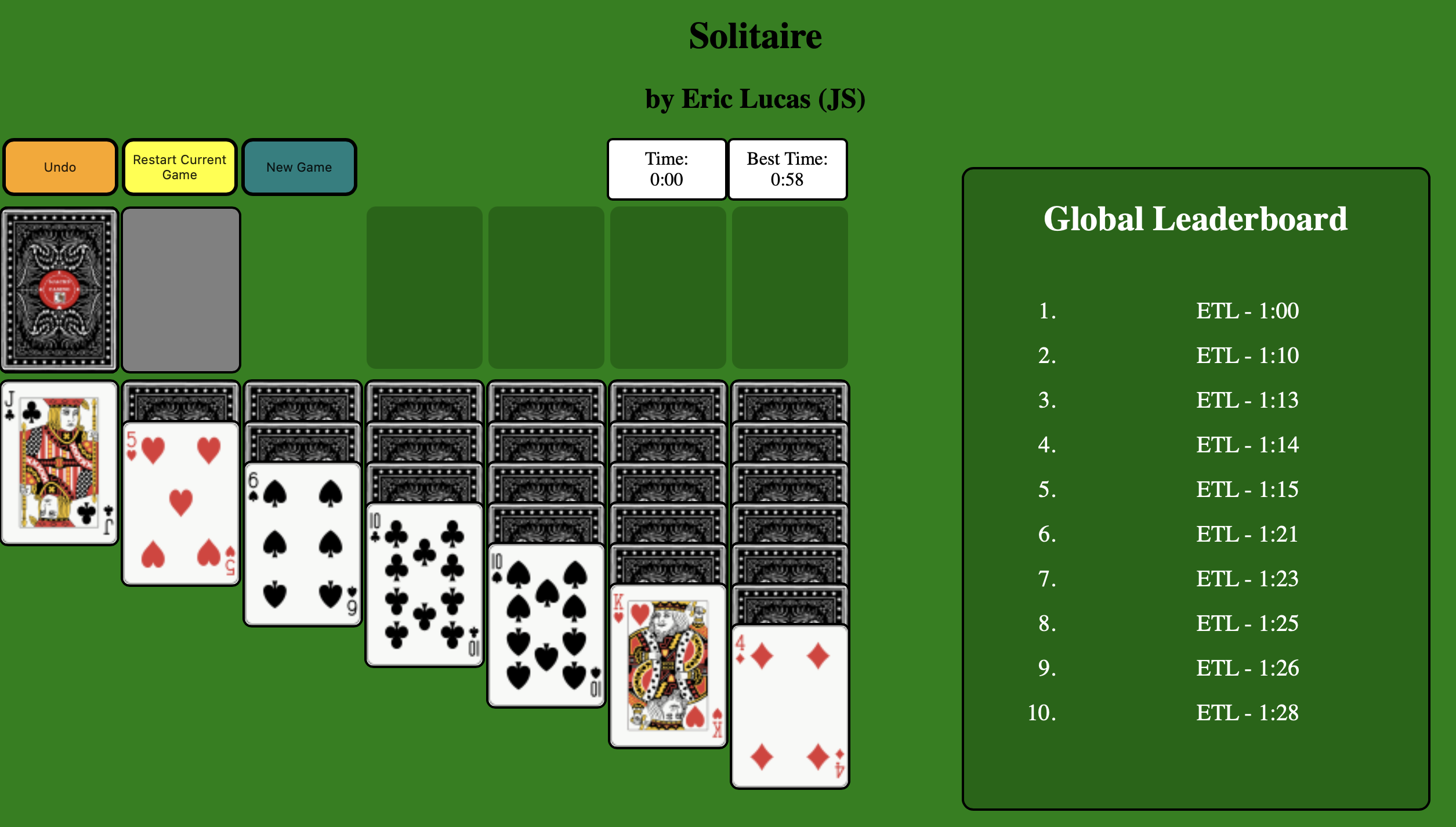 Solitaire Game